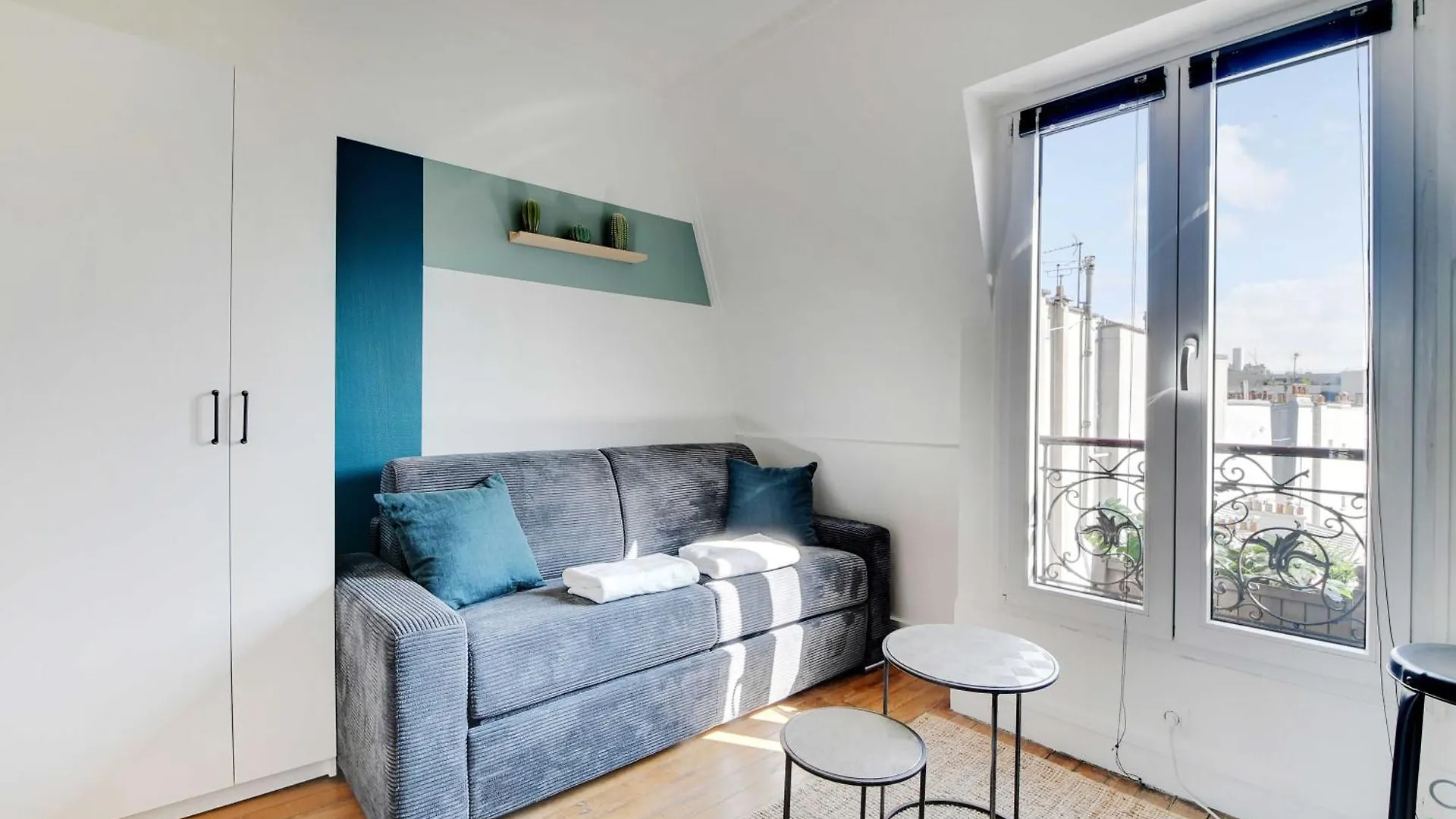 Ideal Studio For 2 People - Marche Des Batignolles Paris Apartment